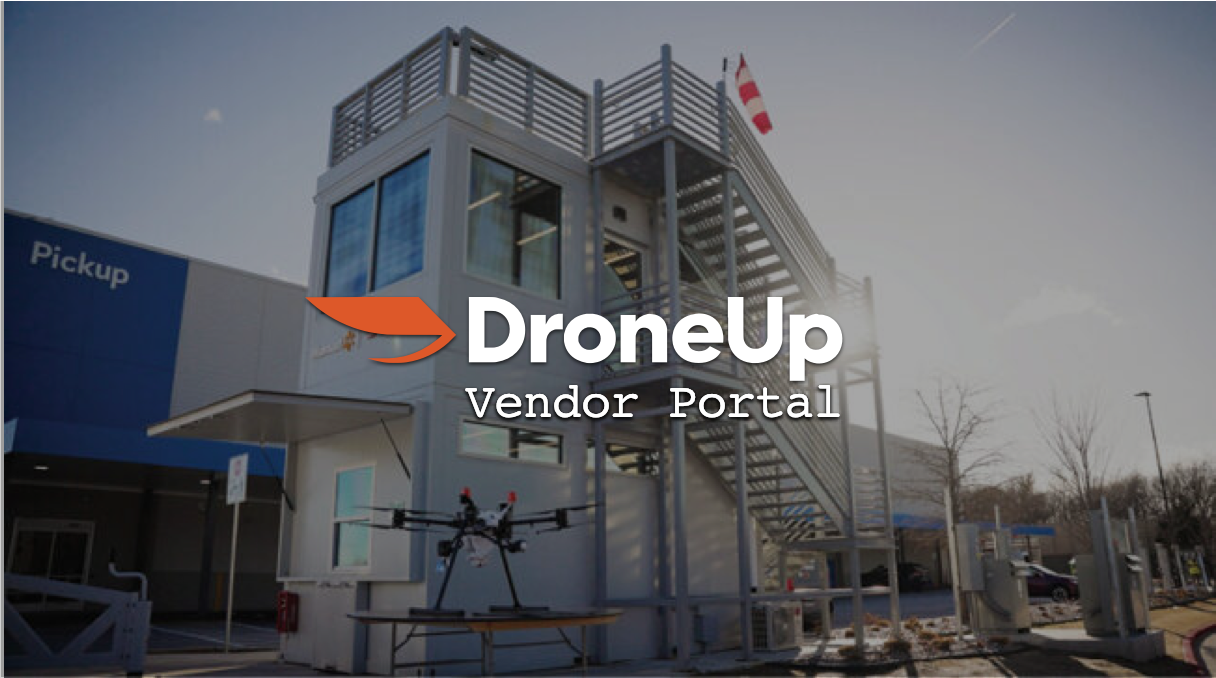 DroneUp Vendor Portal key slide