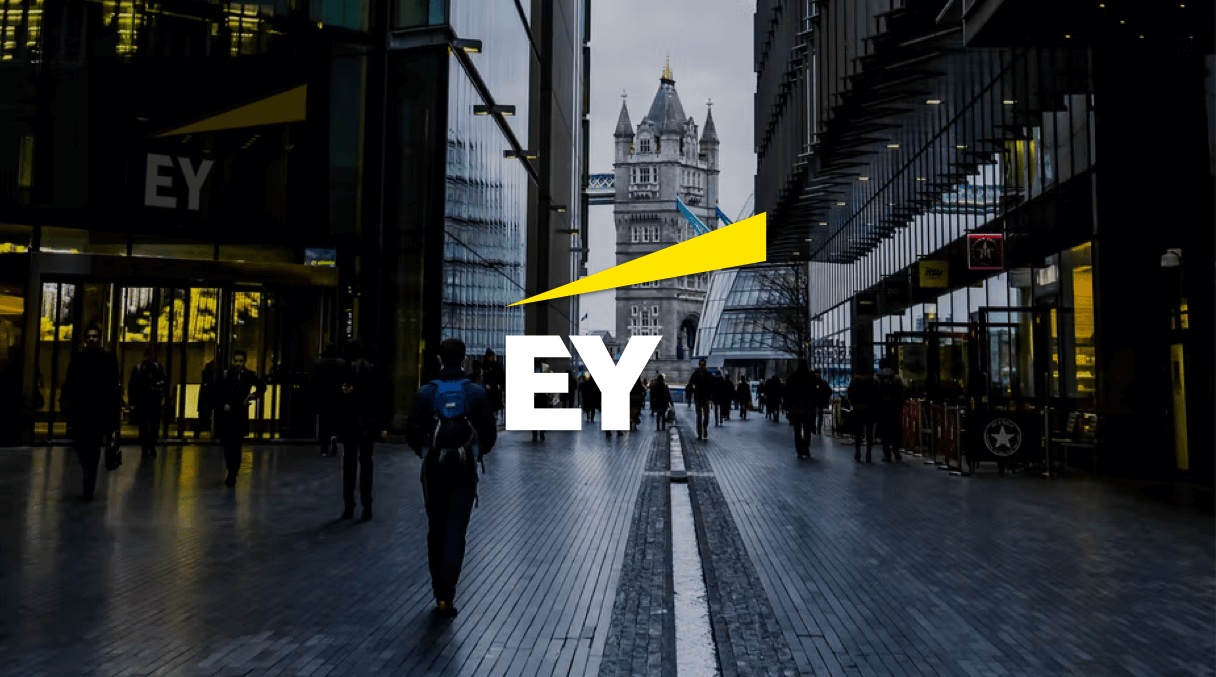 Poster for EY — discovery on a 20-year-old CRM exposing data quality as the real adoption barrier